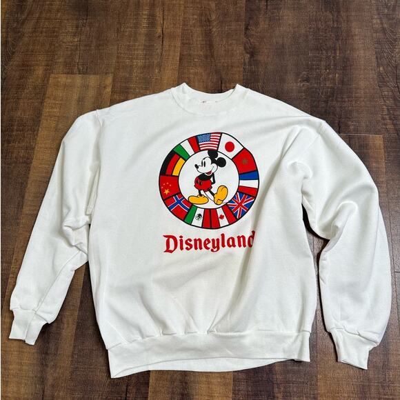 Vintage Disney Designs Mickey Mouse Disneyland Sweatshirt Size XL Made in USA - Picture 8 of 8